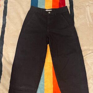 Everlane Utility Barrel Pants Black Size 0